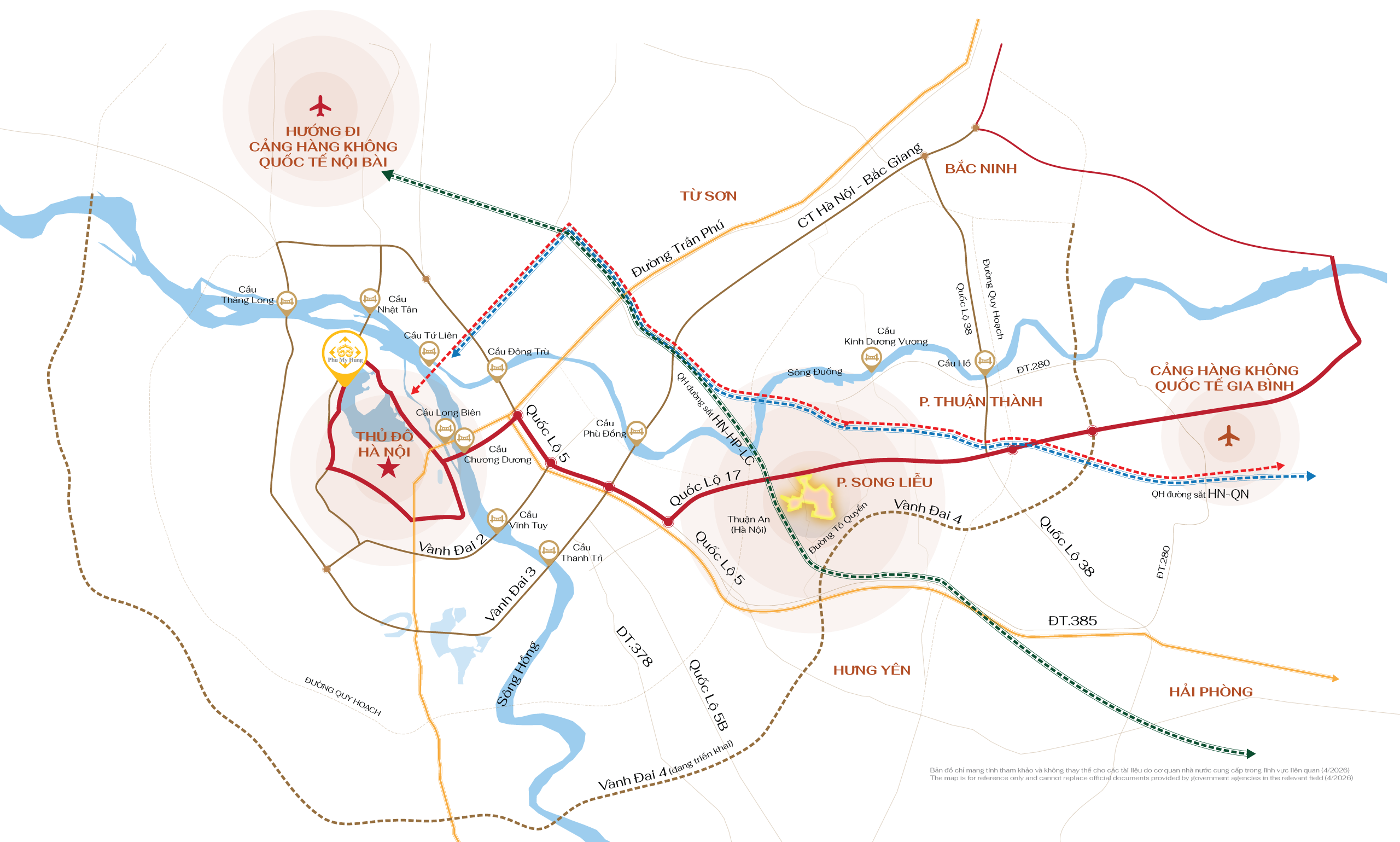 Hong Hac City's position on the map