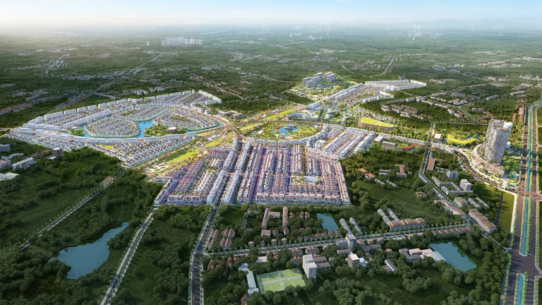 Overview perspective for reference of Hong Hac City.