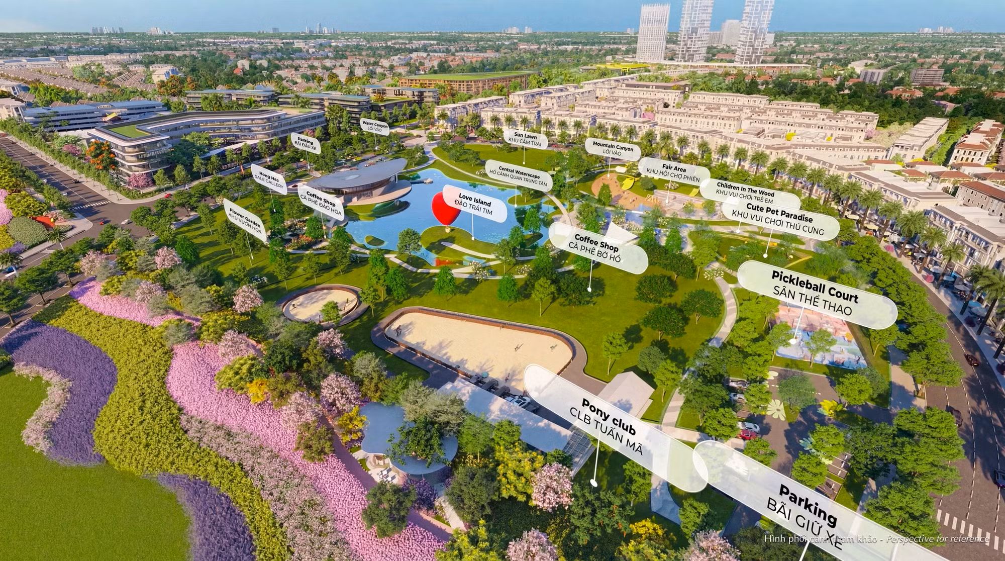Phối cảnh Hồng Hạc City