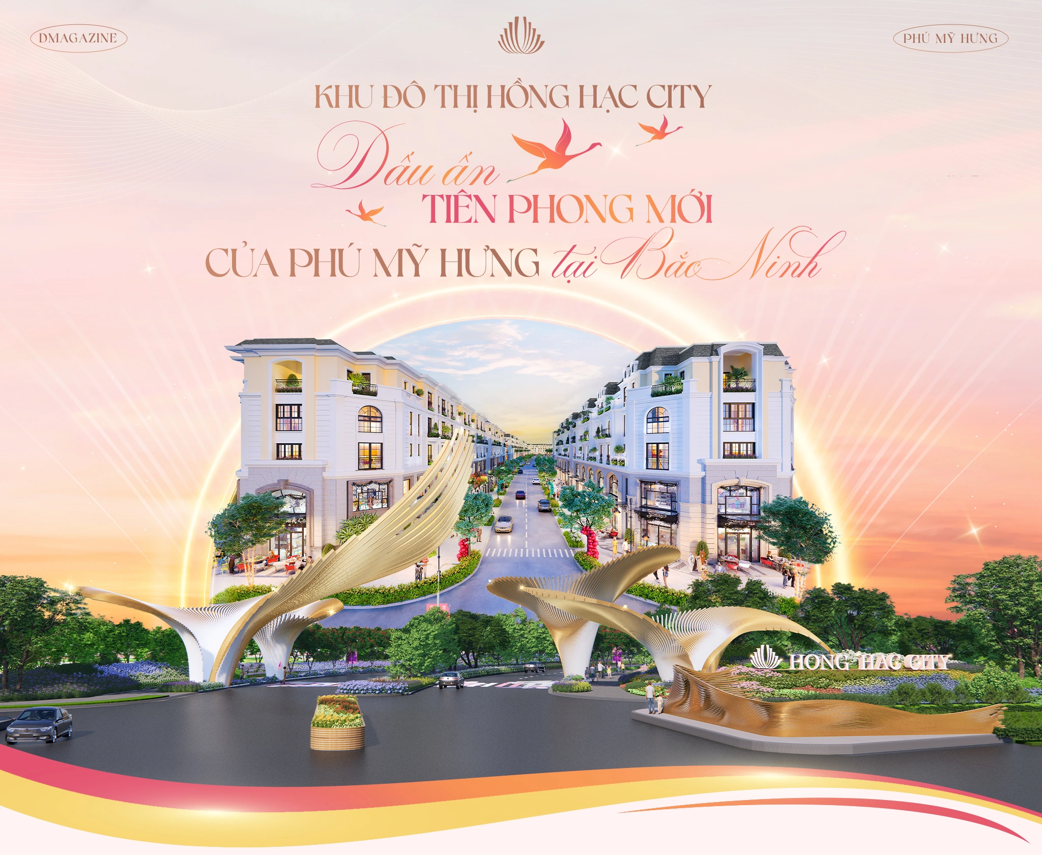 Khu đô thị Hồng Hạc City – Dấu ấn tiên phong mới của Phú Mỹ Hưng tại Bắc Ninh