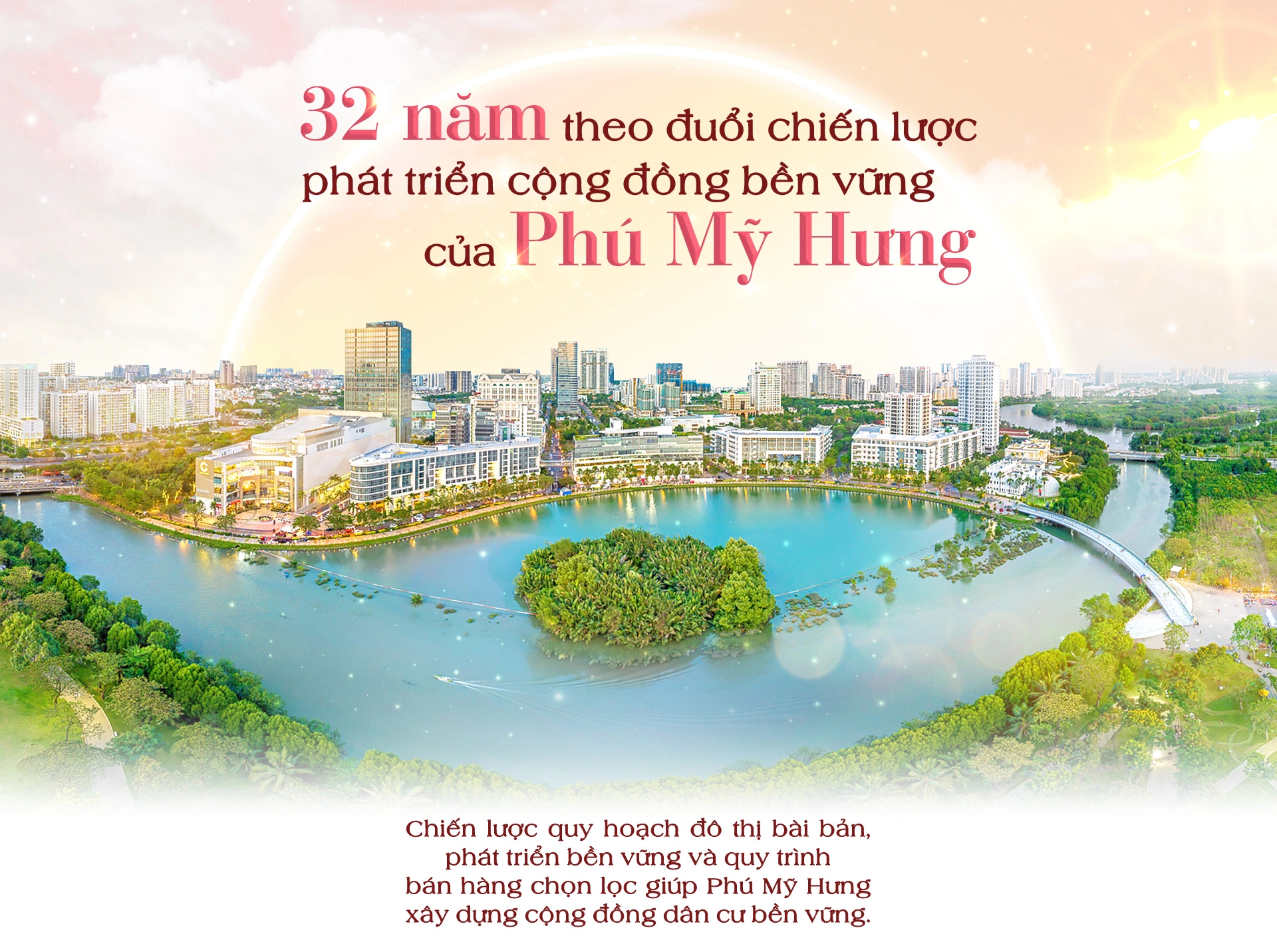 32 năm theo đuổi chiến lược phát triển cộng đồng bền vững của Phú Mỹ Hưng