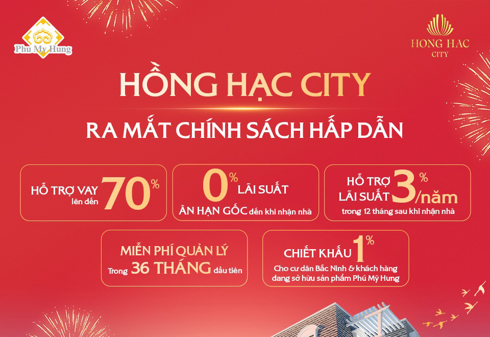Chính sách bán hàng hấp dẫn Hồng Hạc city